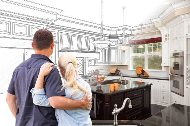 Professional Open Concept Kitchen technician working in Georgetown, PA